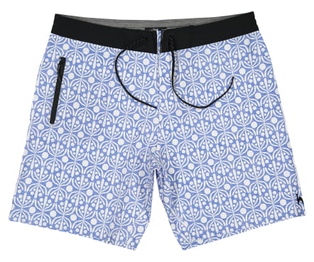 Short de Bain Bleu & Blanc Flora