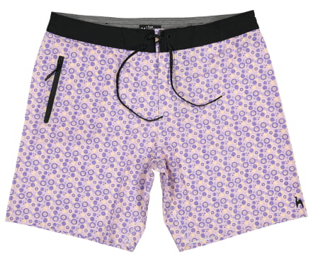 Short de Bain Moka & Violet Vortex