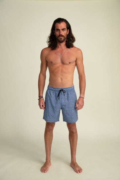 Short de Bain Classique Bleu Pulse (2)