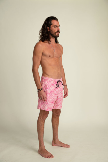 Short de Bain Classique Rose Pulse (2)