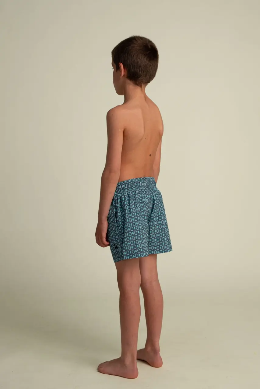 Futah - Short de Bain Enfant Vert Pulse (2)