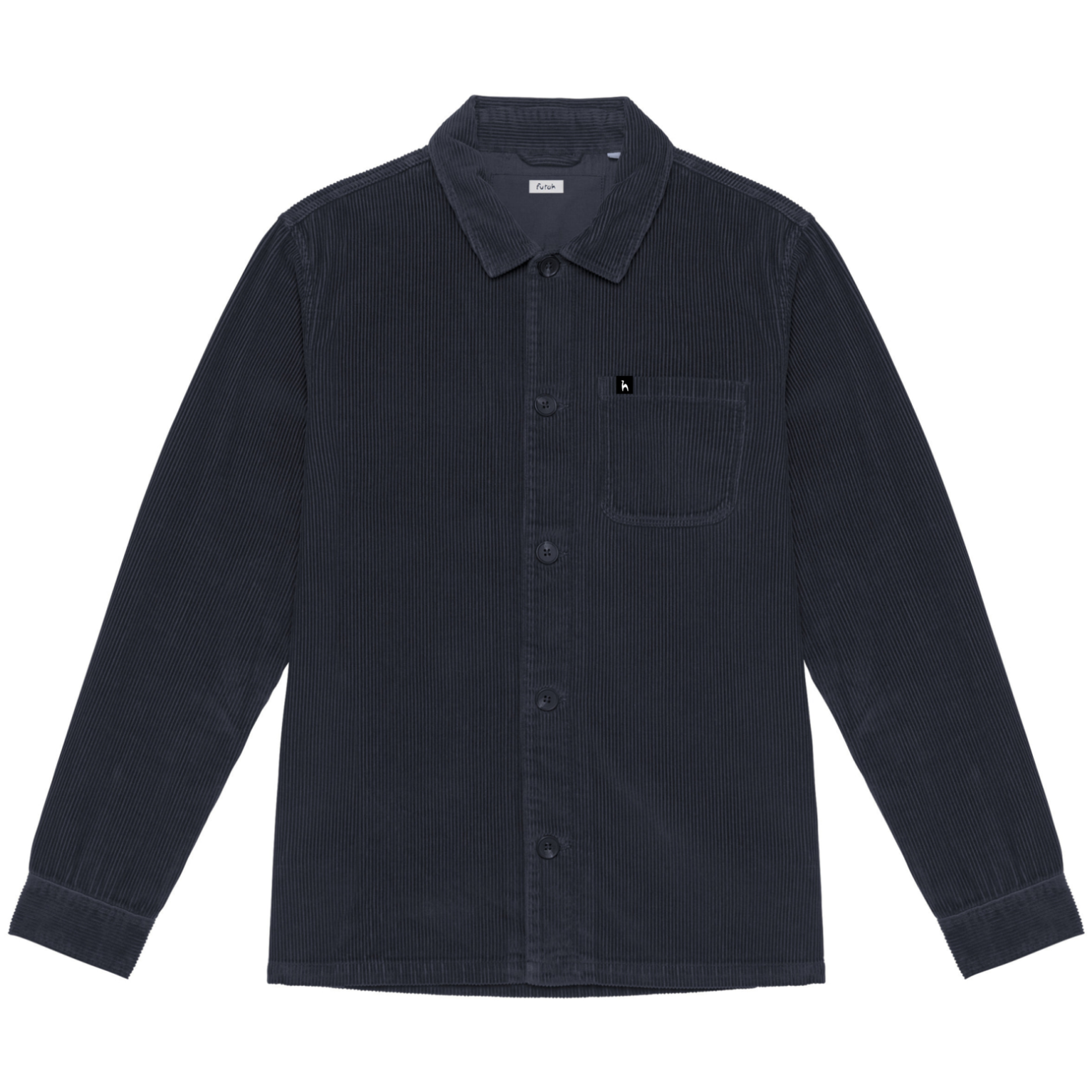 Futah - Veste en velours côtelé Bleu (1)