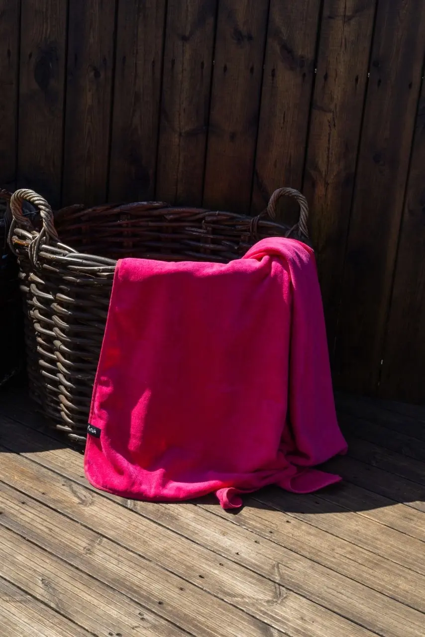 Futah - Ericeira Cor de Rosa Néon Toalha em Turco (3)