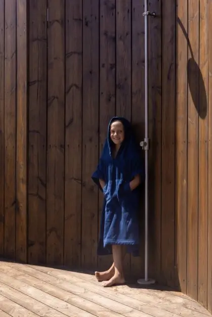 Ericeira Azul Poncho Turco Criança (2)