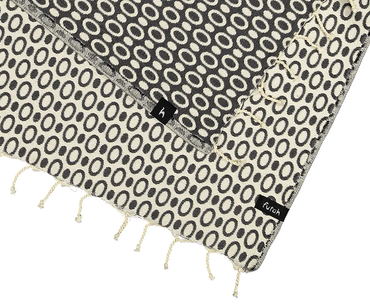 Futah - Pulse Preto Toalha de Praia (3)