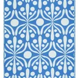 FLORA BLUE & WHITE IND TOWEL_Front_min