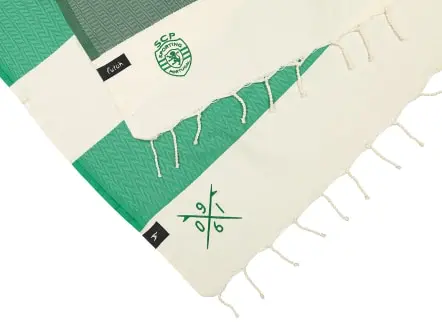 Sporting Clube de Portugal Serviette de plage - officielle (2)