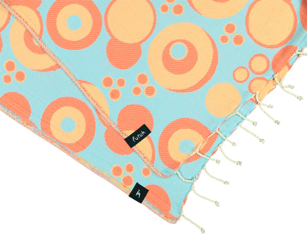Vortex Aquatique et Corail Serviette de Plage (2)