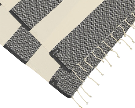 Bedu Noire Serviette de Plage (2)