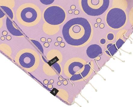 Vortex Violeta & Roxo Toalha de Praia (2)