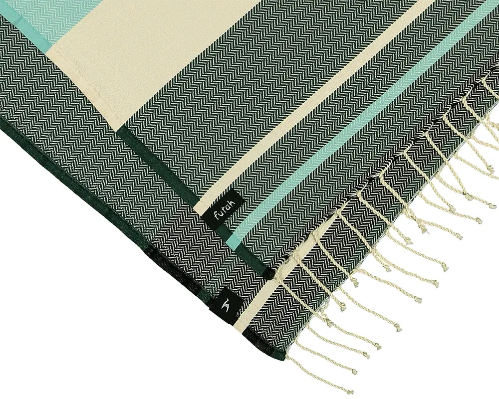 Futah - Papua Verde Toalha de Praia (2)