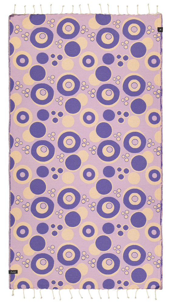Futah - Vortex Violeta & Roxo Toalha de Praia (1)