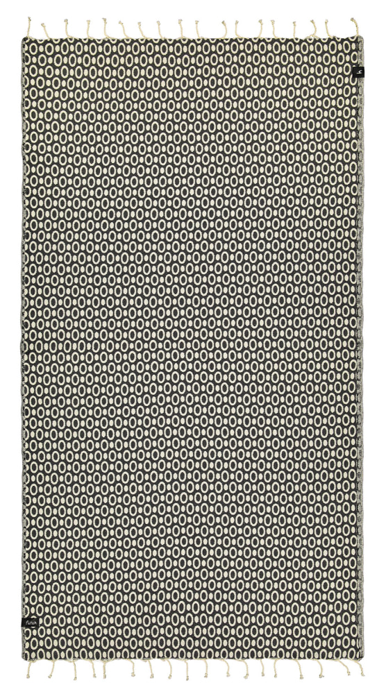 Futah - Pulse Preto Toalha de Praia (1)