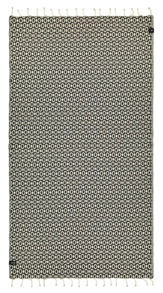 Futah - Pulse Preto Toalha de Praia (1)