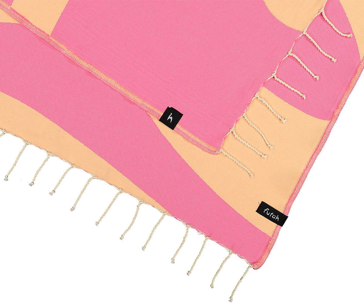 Futah - Aether Pink Beach Towel (3)