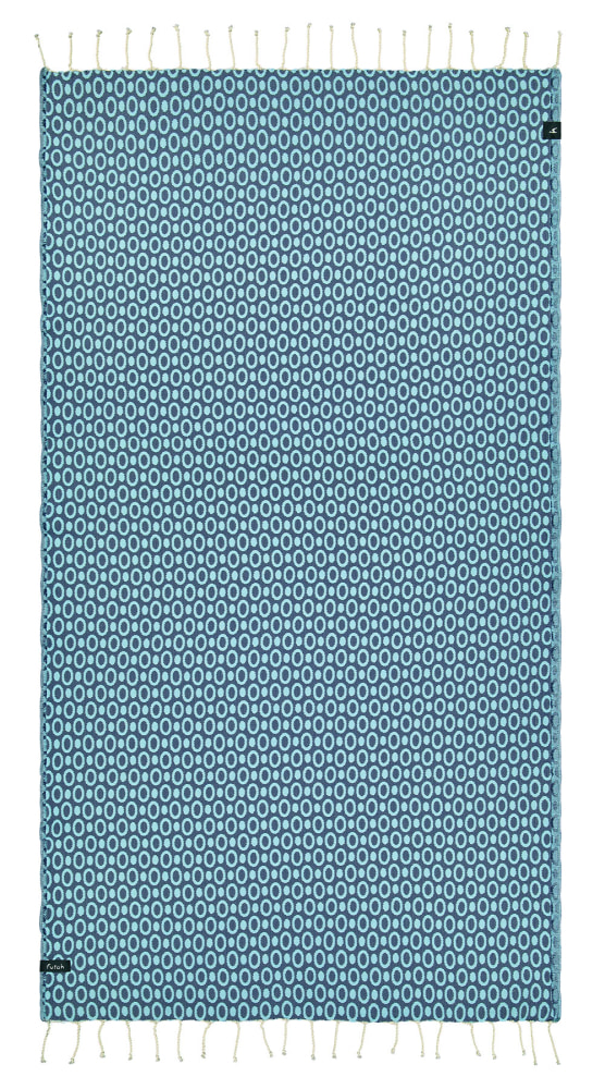 Futah - Pulse Bleu Serviette de Plage (1)