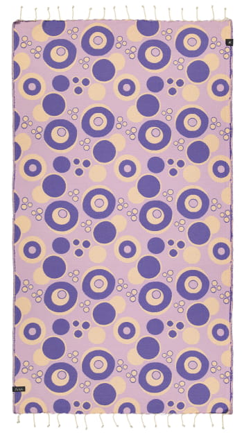 Vortex Violeta & Roxo Toalha de Praia