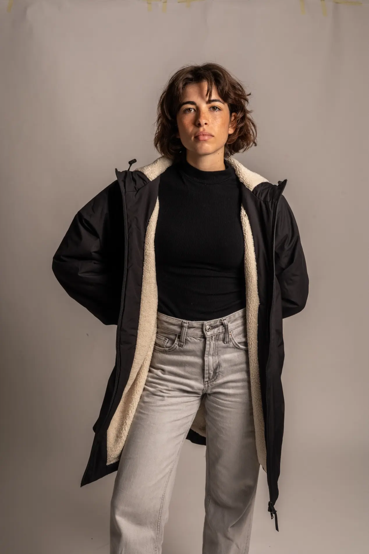 Futah - Parka de Inverno Preta (4)