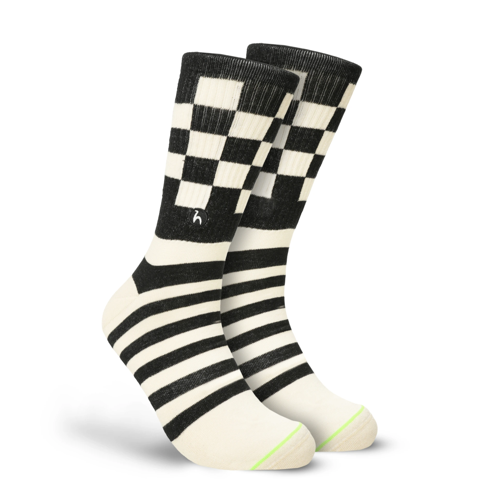 Futah - Chaussettes Chess Noir (1)