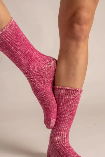 Bamboo  Pink Socks (2)