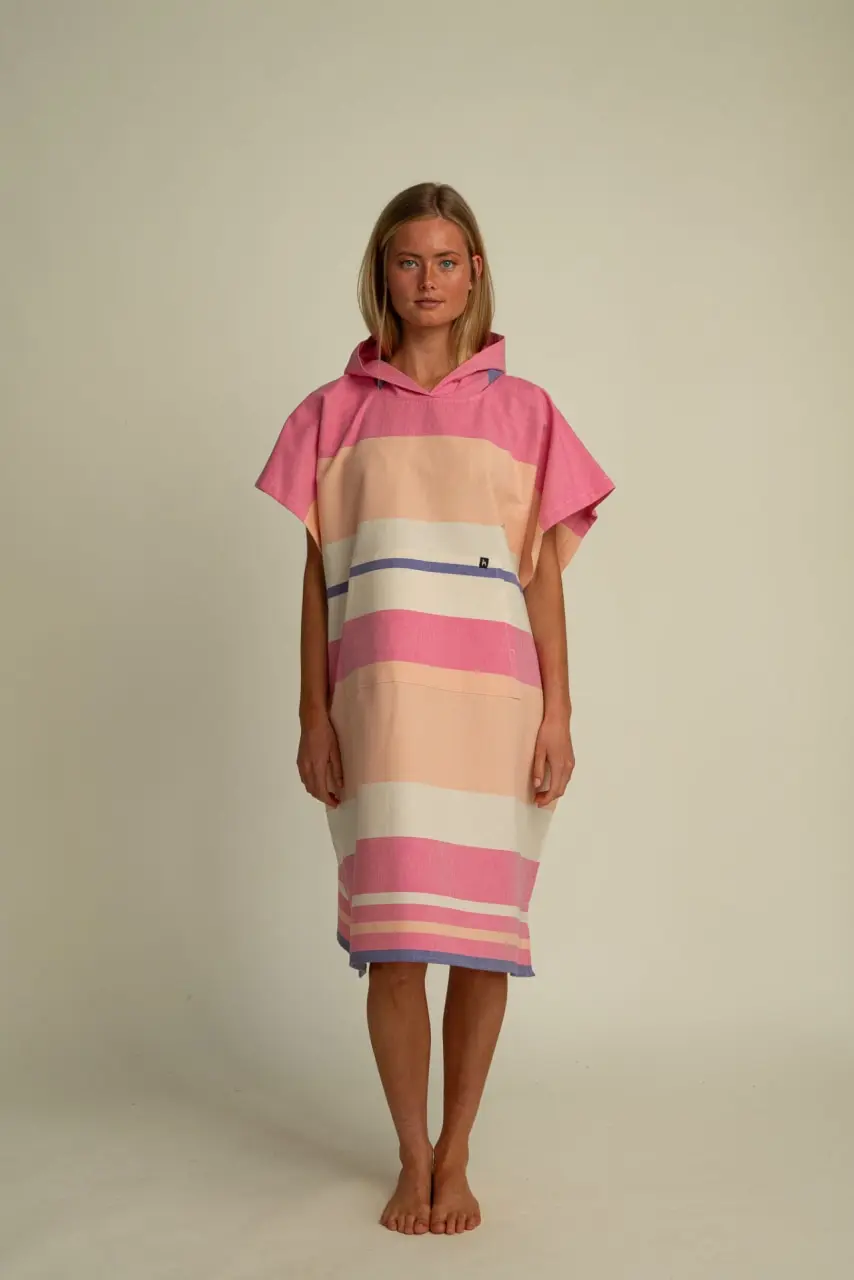 Futah - Papua Cor de Rosa Poncho (1)