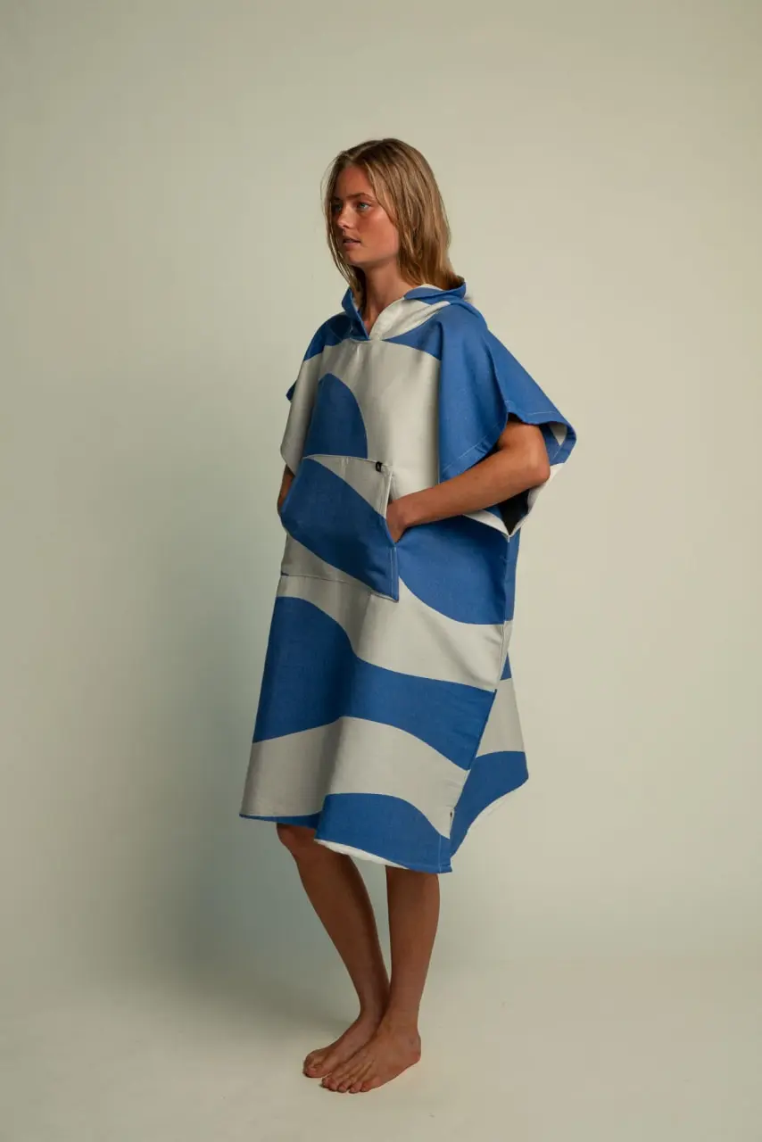 Futah - Poncho Aether Bleu (2)
