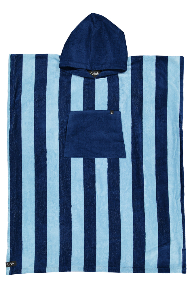Futah - Bedu Dois Azuis Poncho de Turco (1)