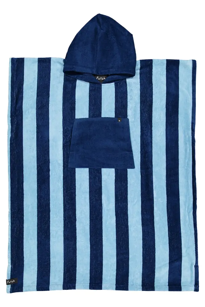 Futah - Bedu Dois Azuis Poncho Turco (1)