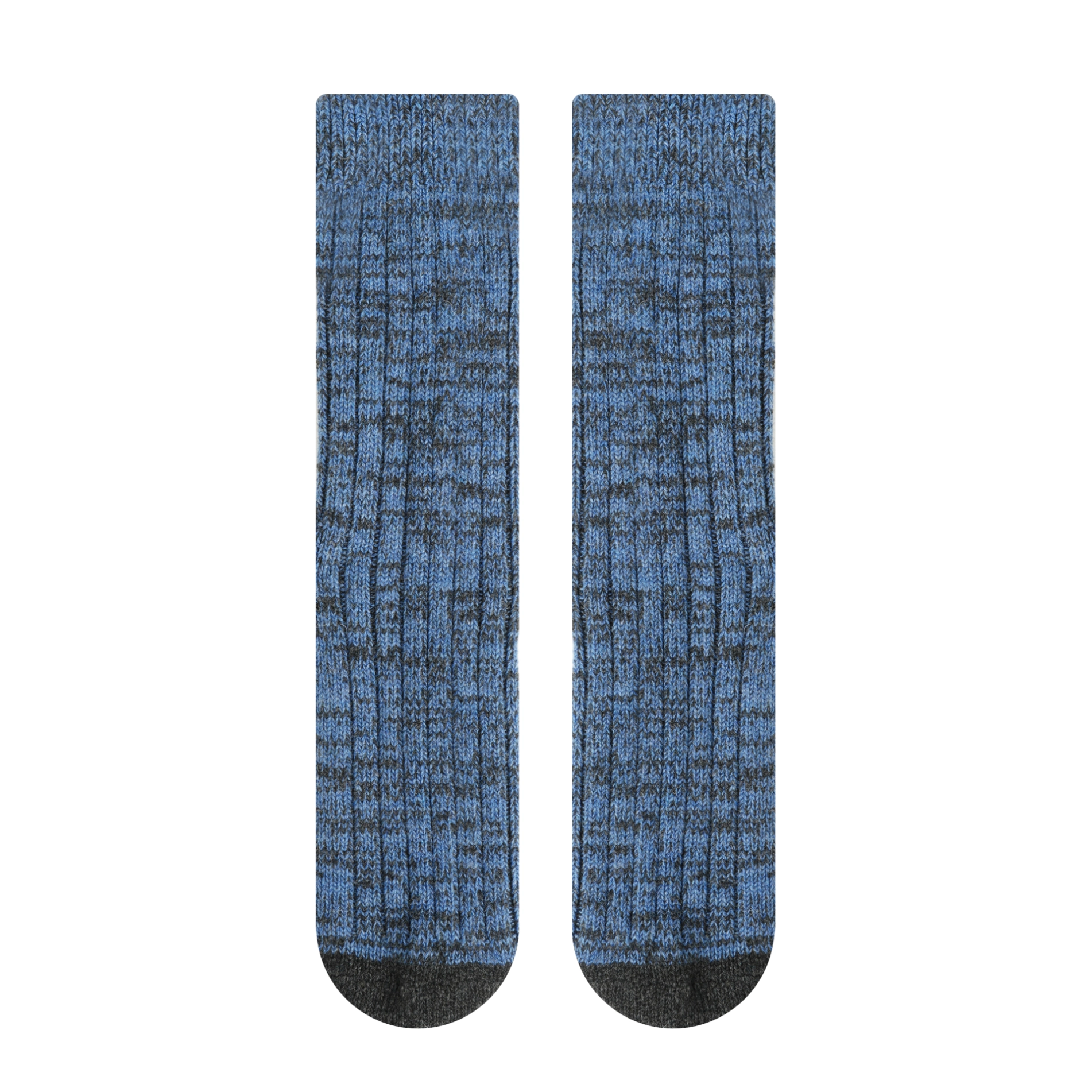 Futah - Chaussettes Cachemire et Laine Bleu (2)