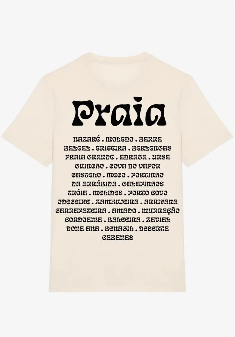 Futah - T-Shirt Algodão Orgânico Raw - Praia (1)