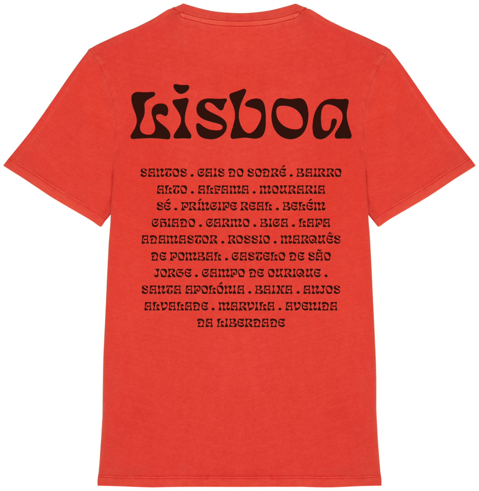 Futah - T-Shirt Algodão Orgânico Paprika - Lisboa (3)