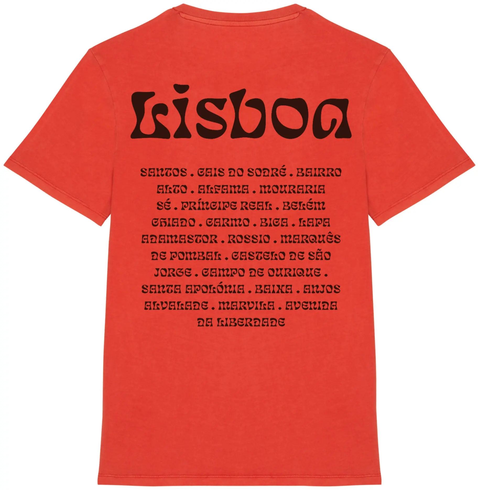 Futah - T-Shirt Algodão Orgânico Paprika - Lisboa (3)