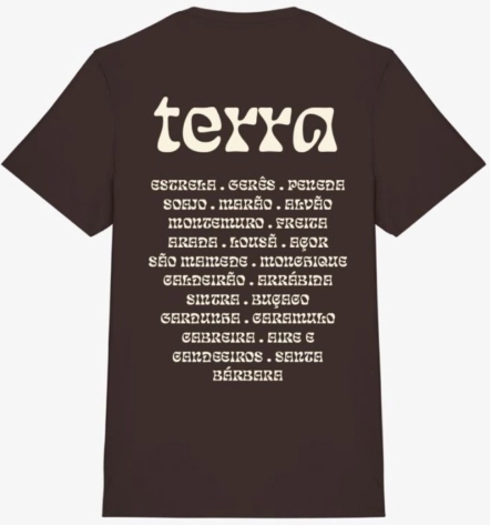 T-shirt Terra Castanha