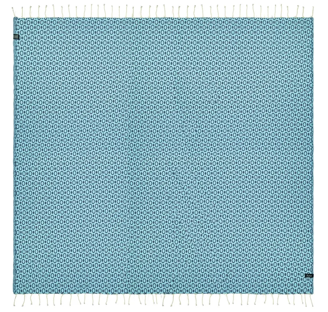 Futah - Pulse Bleu Serviette de Plage XL (1)