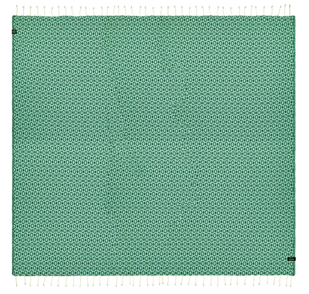 Futah - Pulse Vert Serviette de Plage XL (2)